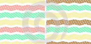 Abstract geometric pattern. Zig zag lines